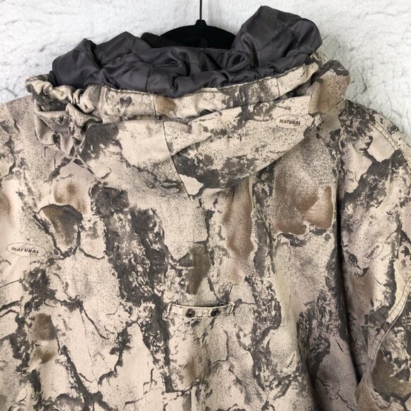 Wells Creek Jacket Mens XL Camo Hooded Zip Front Hunting Cotton Twill Insulated - Picture 15 of 16